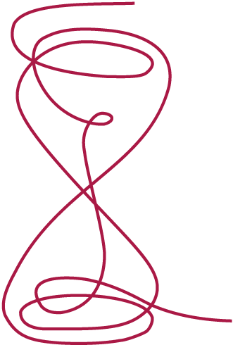 Sanduhr als Symbol der Zeit