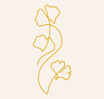 Gezeichneter Ginko